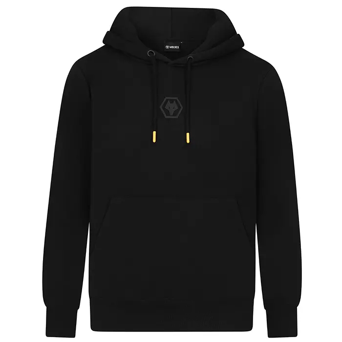 Wolverhampton Wanderers Shop | Blackout Hoodie – Black Wolverhampton Wanderers Merchandise